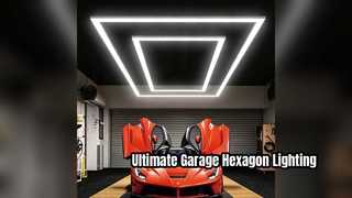 Tingkatkan Garasi Anda dengan Lampu LED Hexagon 340W