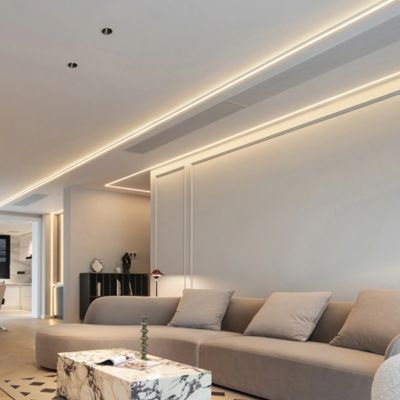 Harga bagus KA6 25*13mm RGB ip65 led aluminium strip ekstrusi untuk kamar mandi on line