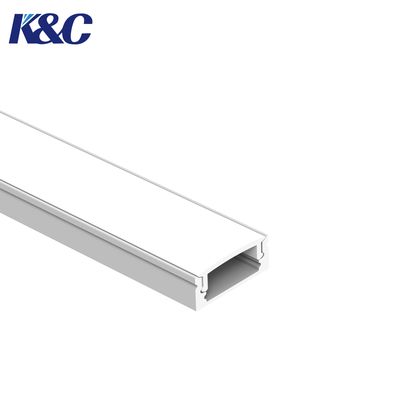 Harga bagus Profil aluminium strip lampu LED yang di-anodisasi disambung tanpa cela untuk memudahkan pemotongan on line