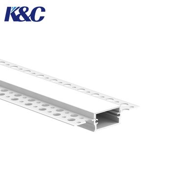 Harga bagus Profil LED Aluminium Tersembunyi dengan Dimensi W64.0 × H14.0mm dan Lebar PCB hingga 11.0mm untuk Catu Daya LED Terintegrasi on line