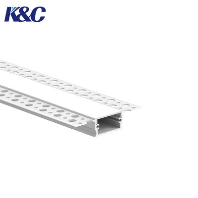 Harga bagus Profil LED Aluminium 6063 W64.0 × H14.0mm dengan Lebar PCB hingga 11.0mm untuk Saluran Strip LED Tersembunyi on line