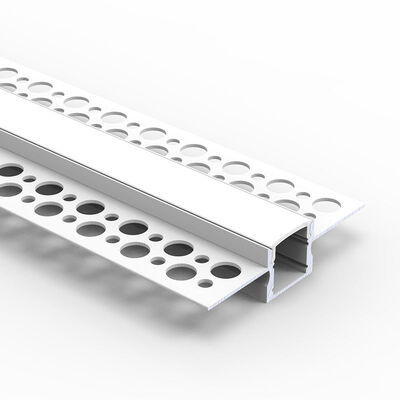 Harga bagus Profil Aluminium Paduan Aluminium T5 6063 untuk Pemasangan di Dinding Kering Tersembunyi dengan Ukuran W58*H15.4mm on line