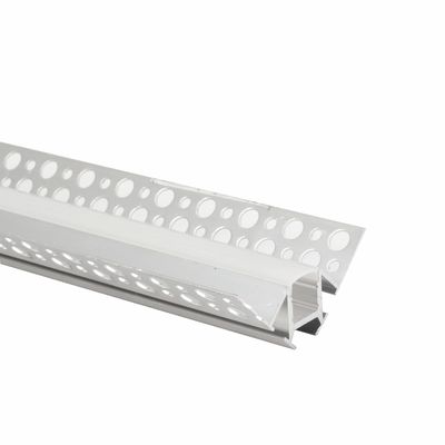 Harga bagus Strip Aluminium Tersembunyi T5 6063 LED Eternit Profil dengan penutup PC on line