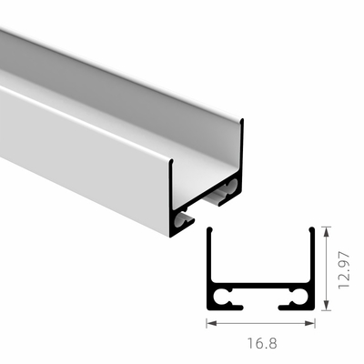 Harga bagus 6063 t5 Profil LED Aluminium Hitam Extruded Heat Sink Profiles on line