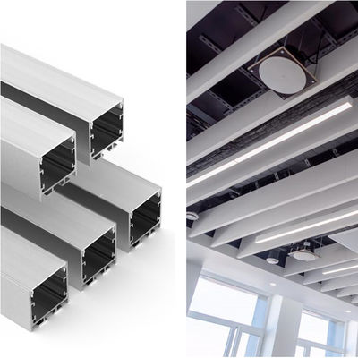 Harga bagus 35 * 35mm LED Strip Aluminium Profile Mengangkat Lampu Led Strip on line