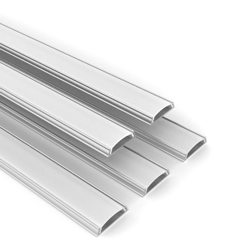 6063 T5 ROHS Aluminium LED Strip Channel 18x5mm Bendable LED Aluminium Profile