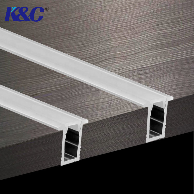 12*12mm Recessed Aluminum LED Profile Heat Sink Extrusion Channel