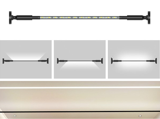 Suspended Led Skyline Linear Light Black White Wall Washer Stainless Steel 2835 Cob Led Strip Profile