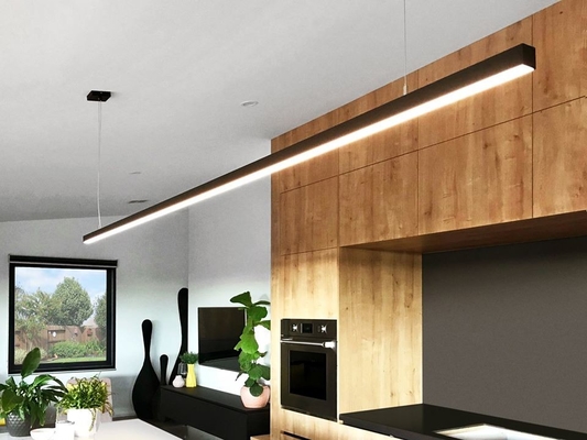 Suspended LED Aluminium Profile Super Bar Light Housing U Shape Surface Mounted Aluminium Extruded Linear Channel