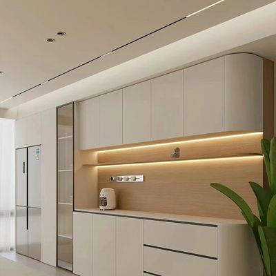 Harga bagus Klip Dipasang Profil Aluminium Strip Ditekuk Tipis dengan penutup fleksibel on line