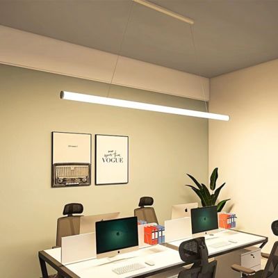 Profil led pvc D60mm untuk menangguhkan lampu tabung led