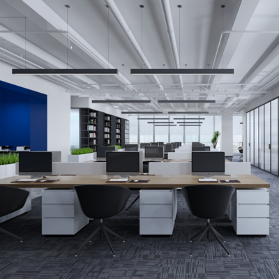 Profil LED Aluminium Tersembunyi Buram 6063 T5 PMMA PC Untuk Pencahayaan Linear