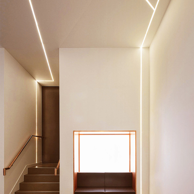 Harga bagus Profil LED Magnetik Pencahayaan Anodized 10mm Rumah on line
