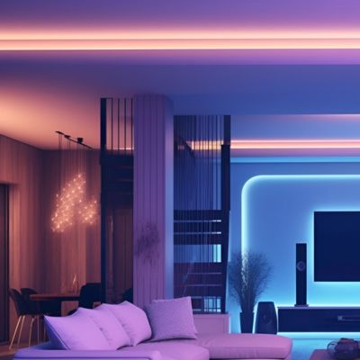 Profil aluminium strip Led dengan PC Diffuser untuk profil Eternit Led