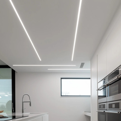 LED Strip Aluminium Profile Width16mm * High12mm dengan penutup diffuser PC