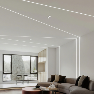 Harga bagus Saluran aluminium Led untuk Wall Mounted Square Arce LED Strip Aluminium Profile on line
