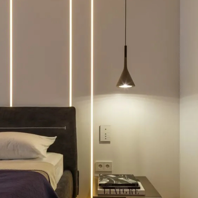 Harga bagus Profil Aluminium Strip LED Ukuran kecil Profil Pemasangan Permukaan dengan Penutup diffuser PC 10 * 10mm on line