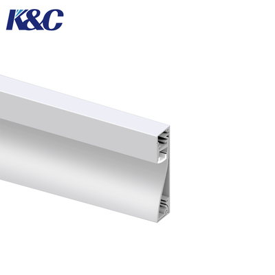 Harga bagus Profil Aluminium Papan Skirting LED Pilihan Multi-Warna Sambungan Mulus Panjang Kustom on line