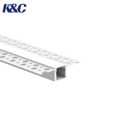 Profil LED Aluminium Tersembunyi 3M dengan Ukuran W57.0 × H14.5mm dan Lebar PCB hingga 12.0mm untuk Pemasangan Rata