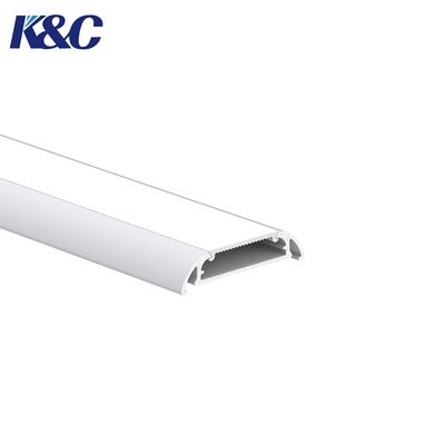 Harga bagus 6063 LED Aluminium Channel K19 dengan W39.0 × H9.0mm Ukuran dan 2M / PCS Panjang Disesuaikan untuk Lampu Strip LED 24mm on line
