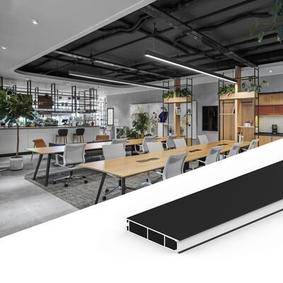 Harga bagus Profil Aluminium Strip LED Panjang Khusus dengan 6063 Aluminium Alloy dan Powder Coating untuk Lampu Strip LED on line