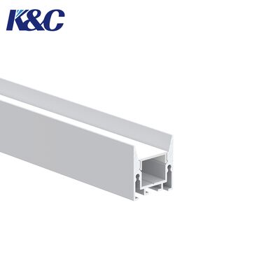 K95 Customizable Lightbox LED Strip Aluminium Profile with 6063 T5 Alloy for Suspension Installation
