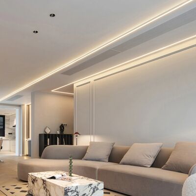 Harga bagus Saluran Ekstrusi LED Kustomisasi K96 dengan Paduan Aluminium 6063 T5 untuk Pemasangan Permukaan on line