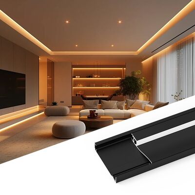 Harga bagus Profil Aluminium Strip LED Fleksibel dengan Panjang Kustom dan Paduan Aluminium 6063 untuk Pencahayaan Tangga on line