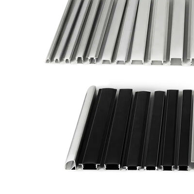 Harga bagus Profil Aluminium LED Paduan Aluminium 6063 T5 W17.0*H9.0mm dengan Garansi 5 Tahun dan Penutup PC on line