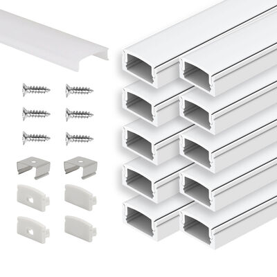 Harga bagus Profil Strip LED Paduan Aluminium 6063 T5 dengan Panjang yang Dapat Disesuaikan dan Garansi 5 Tahun on line
