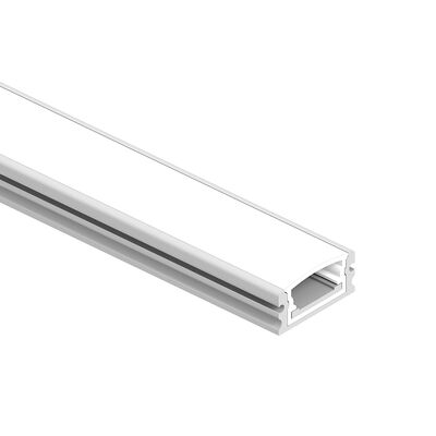 Harga bagus 6063 T5 Aluminium Alloy LED Strip Aluminium Profile dengan permukaan anodisasi untuk pencahayaan dekoratif on line