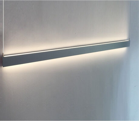 Harga bagus 6063 T5 Aluminium Alloy LED Strip Aluminium Profile dengan dimensi W27.3*H35mm untuk pemasangan di permukaan dan digantung on line