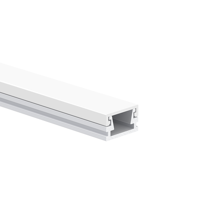 Frosted Cover Clear Lens LED Strip Aluminium Profile Dengan PC Diffuser