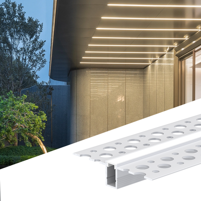 Harga bagus Ekstrusi aluminium yang dipimpin untuk dinding gipsum profil eternit LED On line