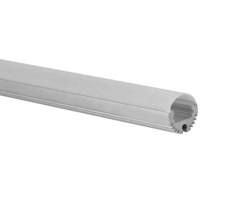 Profil led bulat alu anodized 20mm berkualitas tinggi untuk lampu tabung
