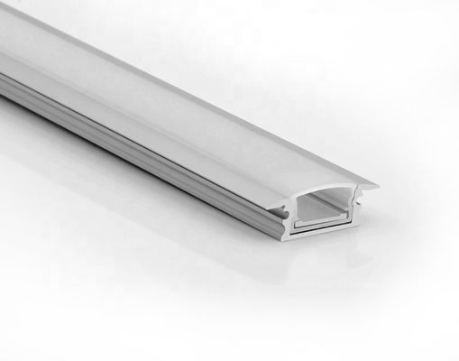 Profil Aluminium 2m panjang W18mm * H8.7mm Saluran LED Tahan Air untuk lampu Dekorasi