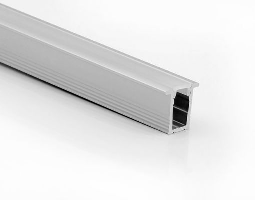 Profil LED Aluminium Tersembunyi dengan PC PMMA Cover width12mm high12mm