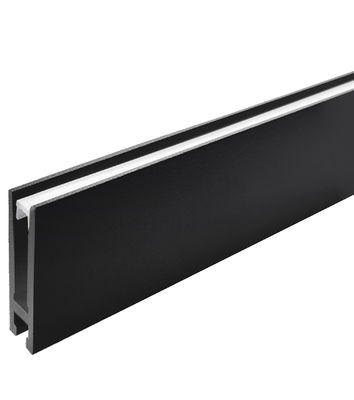 Harga bagus Profil aluminium strip Led W9.8 * H25.4mm Anodized Suspended LED Aluminium Profile on line