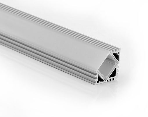 Profil untuk strip led W19.9mm * H19.9mm IP65 Waterproof LED Channel 2m panjang untuk pencahayaan sudut