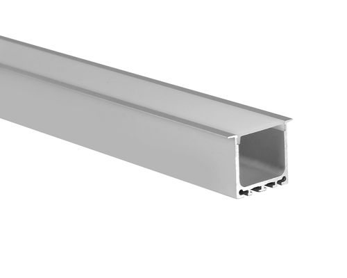 Harga bagus Profil Aluminium Led Width33.8mm High25.8mm Untuk pencahayaan linier tersembunyi dengan diffuser PC on line