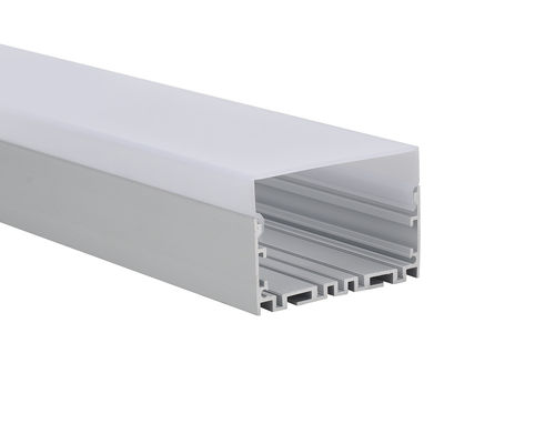 Harga bagus 75 * 50mm Profil Aluminium Ekstrusi Dalam Ruangan Untuk Pencahayaan Led Strip on line
