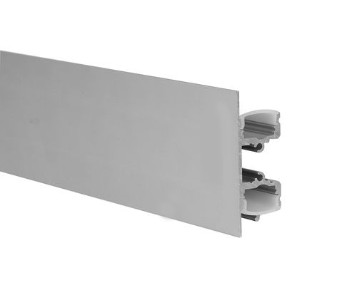 Profil LED Aluminium Tangga ekstrusi Led untuk pemasangan permukaan penerangan dinding