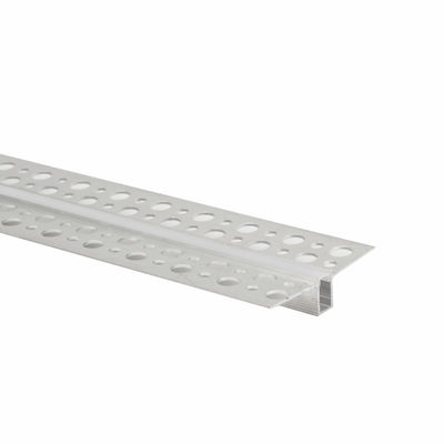 Ekstrusi aluminium yang dipimpin untuk dinding gipsum profil eternit LED