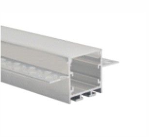 Harga bagus Profil aluminium yang dipimpin dengan penutup PC untuk dinding gipsum profil eternit LED on line