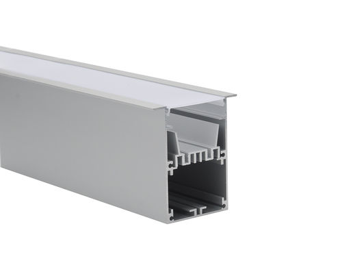 Profil Ekstrusi Aluminium Led Diffuser Led Akrilik untuk pengemudi di