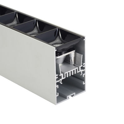 Harga bagus Profil aluminium strip Led Width54mm High80mm Driver Dalam Profil Aluminium LED dengan lensa on line