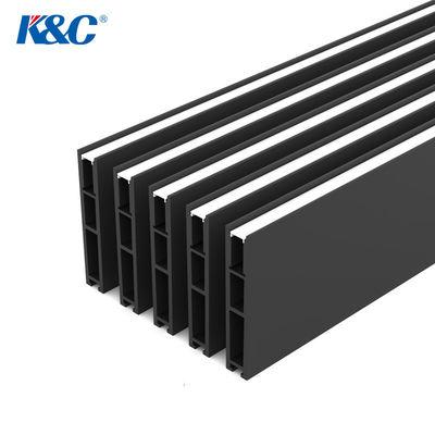 Harga bagus PC Diffuser T5 6063 Suspending Led Extrusion Profile Lebar 10mm on line
