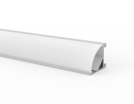 Profil Strip Aluminium Led Untuk Kabinet Supermarket dengan pencahayaan Magnetik PMMA W16mm