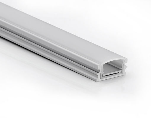Harga bagus Sandblasting IP65 Waterproof LED Profile Channel T5 6063 Alloy on line