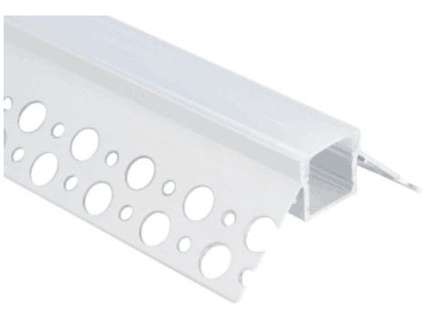 Profil LED Aluminium untuk profil led tersembunyi Drywall gypsum wall corner linear lighting